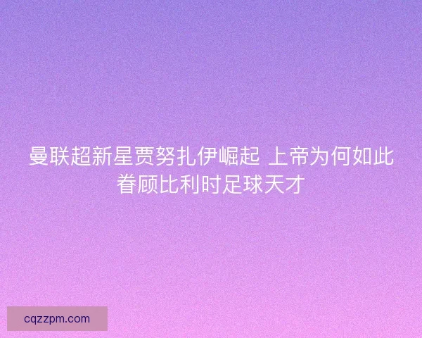 曼联超新星贾努扎伊崛起 上帝为何如此眷顾比利时足球天才 曼联超新星贾努扎伊崛起 上帝为何如此眷顾比利时足球天才